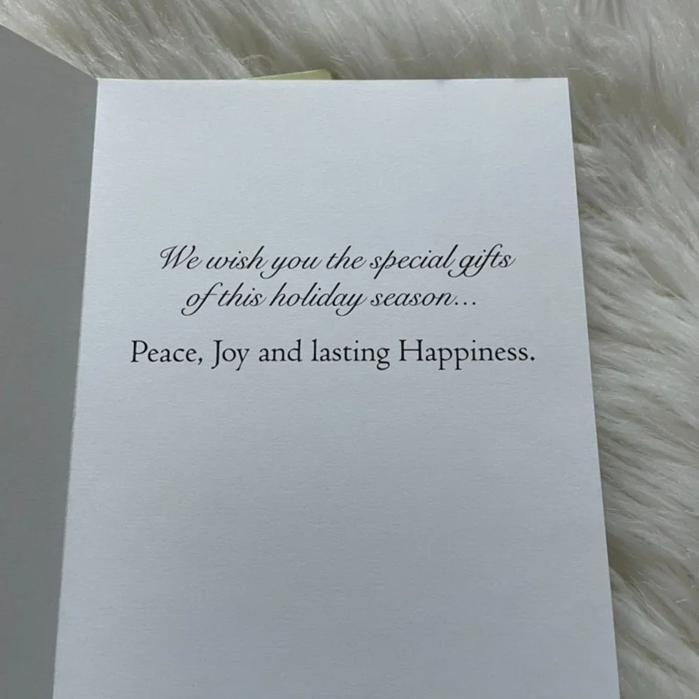 Holiday Card set 16 cards w/ matching envelopes, 14 to/from, 12 envelope seals
